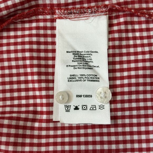 Columbia PFG 4X Super Bonehead NC State Mens Red Checkered Vented Tailgate Shirt - Picture 12 of 12